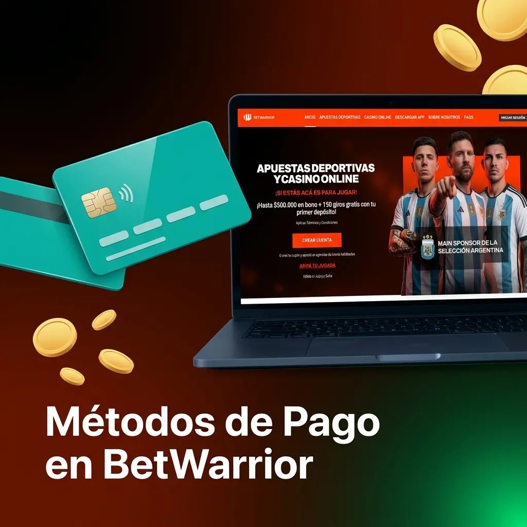 Métodos de pago en BetWarrior Argentina: Mercado Pago, AstroPay, tarjetas y transferencias en ARS